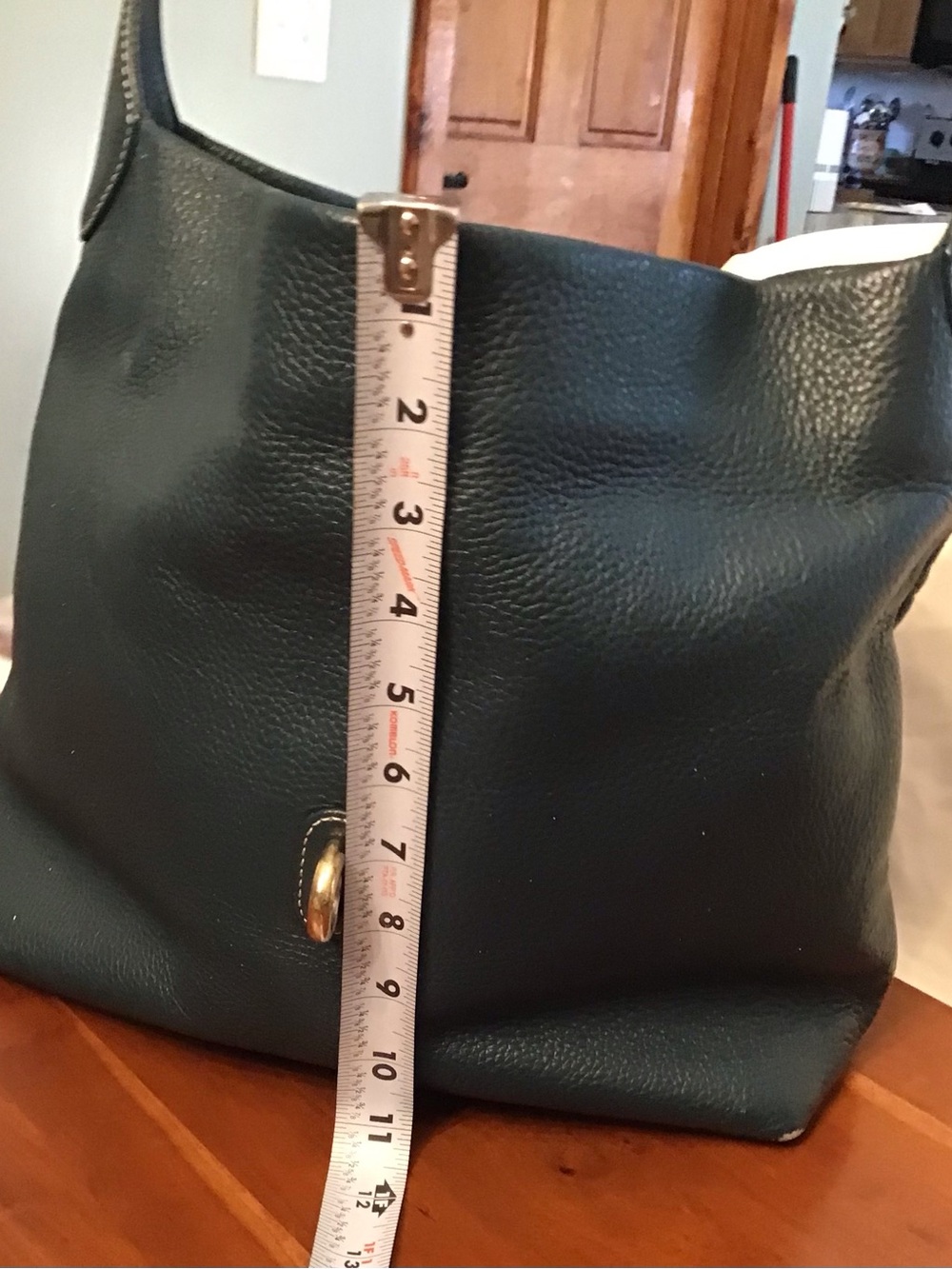 Dooney & Bourke Teal Leather Hobo Bag - Picture 8 of 14